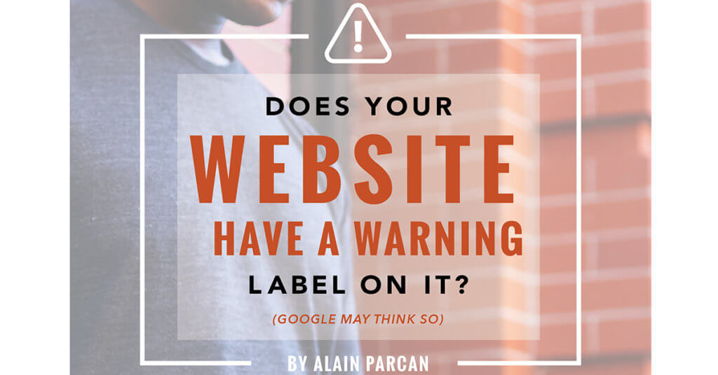 website warning